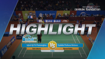 Syabda Perkasa Belawa (Djarum Kudus) VS Iqbal Aji Tri Pamungkas (Exist Jakarta)