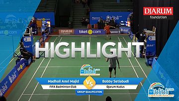 Bobby Setiabudi (Djarum Kudus) VS Madhoil Amri Majid (FIFA Badminton Club)