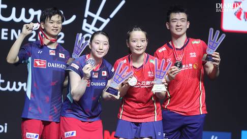 ZHENG Si Wei / HUANG Ya Qiong Winner & Yuta WATANABE / Arisa HIGASHINO Runner Up Mixed Doubles Indonesia Open 2022