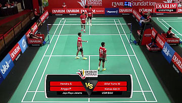 Hendra S/Angga P (Jaya Raya Jakarta) VS Afiat Y/Kenas A (USM Blibli)