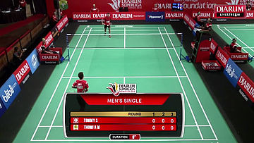 Tommy Sugiarto (Jaya Raya Jakarta) vsThomi Azizan Mahbub (USM Blibli)