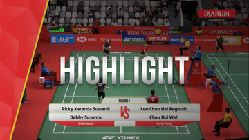 Ricky Karanda Suwardi/Debby Susanto (Indonesia) VS Lee Chun Hei Reginald/Chau Hoi Wah (Hong Kong)