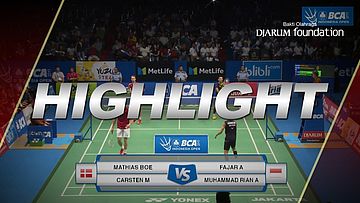 Fajar Alfian/Muhammad Rian Ardianto (INA) vs Mathias Boe/Carsten Mogensen (DEN)