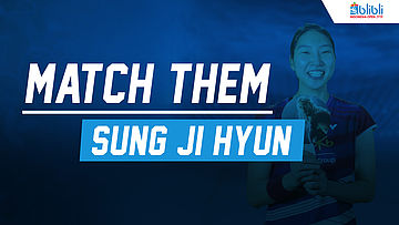 Match Them Athlete with Sung Ji Hyun at Blibli Indonesia Open 2018