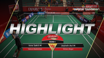 Isna Sakti Maulana M (Sakura Badminton) VS Joyireh Avi Manasye (Victory Bogor)