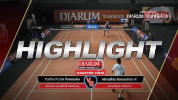 Yudha Putra Pramudia (Mutiara Cardinal Bandung) VS Athadhia Ramadhan Rizal (Jaya Raya Jakarta)