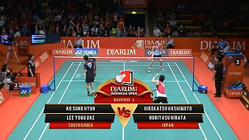 Ko Sung H/ Lee Yong Dae (SOUTH KOREA) VS Hirokatsu H/ Noriyasu H. (JAPAN) Djarum Indonesia Open 2013