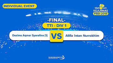 Tiket.com Kejurnas 2018 | Final -TTI DIV 1 | Desima VS Alifia