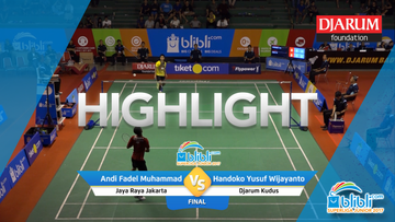 Handoko Yusuf Wijayanto (Djarum Kudus) VS Andi Fadel Muhammad (Jaya Raya Jakarta)