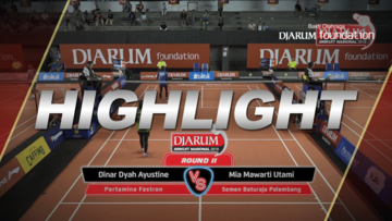Dinar Dyah Ayustine (Pertamina Fastron) VS Mia Mawarti Utami (Semen Baturaja Palembang)