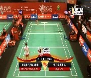 Aprilia Yuswandari (MUTIARA CARDINAL BANDUNG) VS Shizuka Uchida (UNISYS JAPAN)