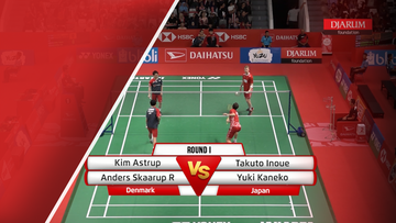 Kim Astrup/Anders Skaarup Rasmussen (Denmark) VS Takuto Inoue/Yuki Kaneko (Japan)