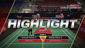 Samuel Arthur Salvado S (Philippines) VS Waldie Riksa Alfarisi (SGS PLN Bandung)