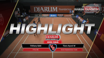 Titifany Ilahi (FIFA BC) VS Tiara Ayuni Wulandari (Exist Badminton Club)