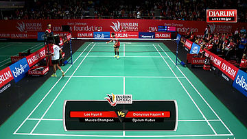 Dionysius Hayom Rumbaka (Djarum Kudus) VS Lee Hyun IL (Musica Champions)