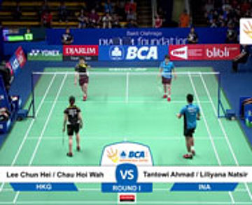 Tantowi A/Liliyana N (INA) VS Lee Chun Hei/Chau Hoi Wah (HKG)