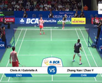 Zhang Nan/Zhao Yunlei (CHN) VS Chris Adcock/Gabrielle Adcock (ENG)