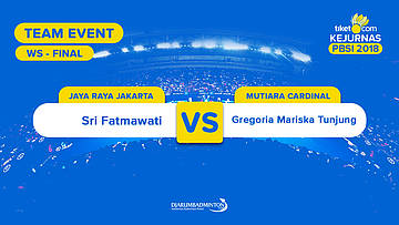 Divisi 1 | Final - WS | Sri Fatmawati (Jaya Raya) VS Gregoria Mariska Tunjung (Mutiara Cardinal)