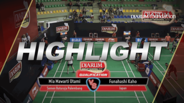 Mia Mawarti Utami (Semen Baturaja Palembang) VS Funahashi Kaho (Japan)