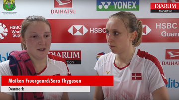Mix Zone Corner -Maiken Fruergaard/Sara Thygesen (Denmark)