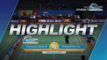 Maharani Sekar Batari (Jaya Raya) VS Huang Chien Tzu (Chinese Taipei)