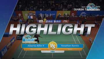 Alberto Alfin Yulianto (Djarum Kudus) VS Yonathan Ramlie (Exist)