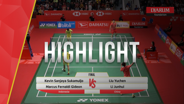Kevin Sanjaya Sukamuljo/Marcus Fernaldi Gideon (Indonesia) VS Liu Yuchen/Li Junhui (China)