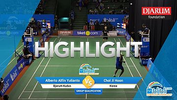 Alberto Alfin Yulianto (Djarum Kudus) VS Choi Ji Hoon (Korea)