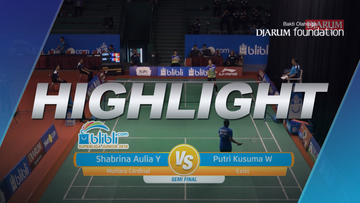 Shabrina Aulia Yasmin (Mutiara Cardinal) VS Putri Kusuma Wardani (Exist)