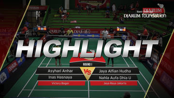 Asyhari Anhar/Inas Hasnaya (Victory Bogor) VS Jaya Alfian H/Nahla Aufa D (Jaya Raya Jakarta)