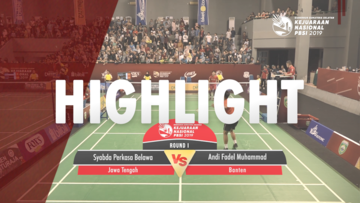 Syabda Perkasa Belawa (Jawa Tengah) VS Andi Fadel Muhammad R (Banten)