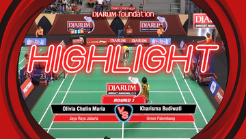 Olivia Chelin Maria Kambey (Jaya Raya Jakarta) VS Kharisma Budiwati (Union Palembang)