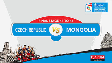 BLIBLI.COM WJC 2017 | FINAL STAGE 41 TO 44 | CZECH REPUBLIC vs MONGOLIA | MS