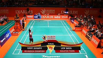 Tommy Sugiarto (PB MUSICA CHAMPION) VS Liew Daren (MALAYSIA TIGERS) Final Tunggal Putra DJARUM SUPERLIGA 2013