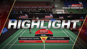 Syaibah Hani Candra (SGS PLN Bandung) VS Sakira Salsabila (Pusat Pelatihan Olahraga Pelajar)