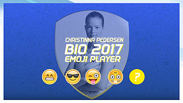 Christinna Pedersen - Emoji Players at BCA Indonesia Open 2017