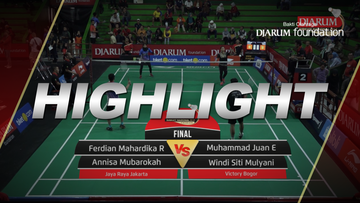 Ferdian Mahardika Ranialdy/Annisa Mubarokah (Jaya Raya Jakarta) VS M Juan Elgiffani/Windi Siti M (Victory Bogor)