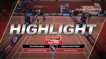 Gina Revina Aristy (Mutiara Cardinal Bandung) VS Maharani Sekar Batari (Jaya Raya Jakarta)