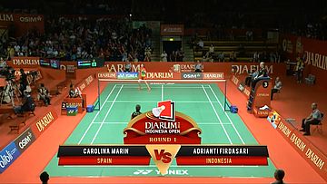 Carolina Marin (SPAIN) VS Adrianti Firdasari (INDONESIA) Djarum Indonesia Open 2013