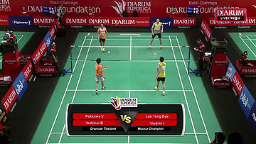 Lee Yong Dae/Vladimir I (Musica Champion Kudus) VS Pakkawat V/Watchara B (Granular Thailand) 