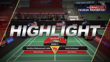 Herdian Muhammad Labib (Djarum Kudus) VS Josia Setiawan (Exist Jakarta)