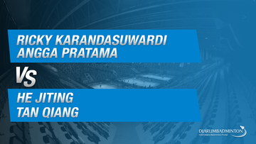 Ricky Karandasuwardi/Angga Pratama (INA) VS He Jiting/Tan Qiang (CHN)