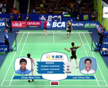 Lin Chia Yu/Hsiao Lin Wu (TPE) VS Chan Alan Yun Lung/Lee Chun Hei Reginald (HKG)