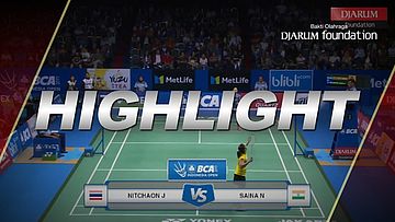 Saina Nehwal (IND) vs Nitchaon Jindapol (THA)
