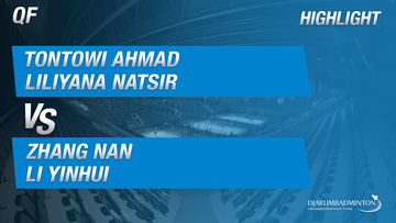 Tontowi Ahmad/Liliyana Natsir (INA) VS Zhang Nan/Li Yinhui (CHN)