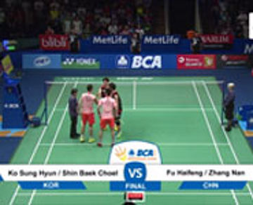 Ko Sung Hyun/Shin Baek Choel (KOR) VS Zhang Nan/Fu Haifeng (CHN)