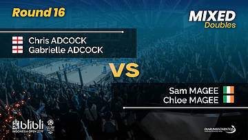 Round 16 | XD | ADCOCK / ADCOCK (ENG) vs MAGEE / MAGEE (IRL) | Blibli Indonesia Open 2019