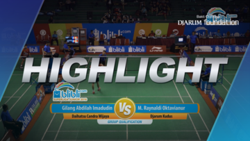 M. Raynaldi Oktavianur (Djarum Kudus) VS Gilang Abdilah Imadudin (Daihatsu Candra Wijaya)