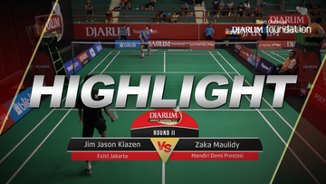 Jim Jason Kiazen (Exist Jakarta) VS Zaka Maulidy (Mandiri Demi Prestasi)
