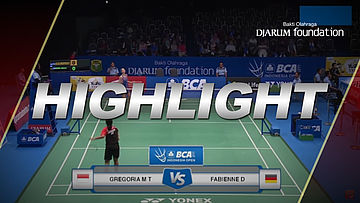 Gregoria Mariska Tunjung (INA) VS Fabienne Deprez (GER)